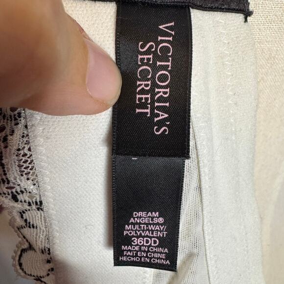 Victoria's Secret Dream Angels Strapless Multi-Way Bra 36DD Lace Straps Not Incl - Picture 8 of 10